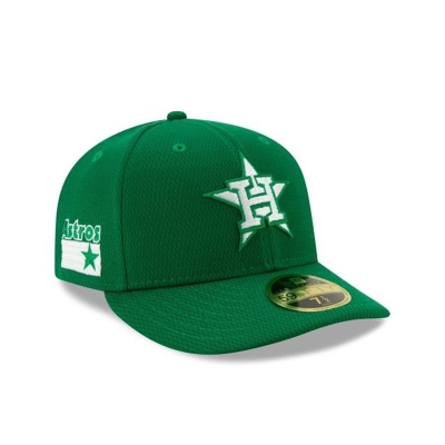 Houston Astros Gorra | New Era MLB St Patricks Day Low Profile 59fifty Fitted Cap Mexico - Verdes